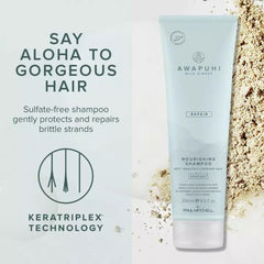 Mousse du Shampoing Awapuhi Wild Ginger prête à l’application.