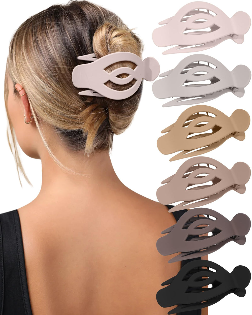 AWAYTR pinces-cheveux plates grandes, confort durable et maintien fiable.