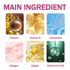 Awjsde Baume Calcium Multi pour les lèvres, douceur protectrice.