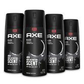AXE Black – bouteille spray déodorant homme, fraîcheur discrète et durable.
