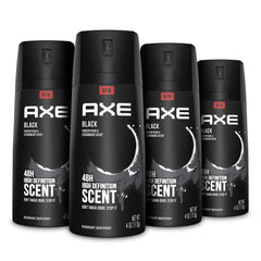 AXE Black – bouteille spray déodorant homme, fraîcheur discrète et durable.