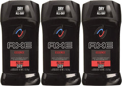 AXE Essence Déodorant Stick, visuel montrant application facile et fraîcheur durable