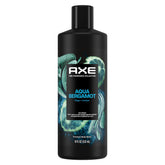 AXE Gel Douche Aqua Bergamot — flacon élégant apportant une fraîcheur durable après la douche.