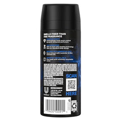 AXE Lavande Bleue, pulvérisation légère offrant une sensation rafraîchissante.