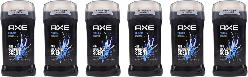 Axe Phoenix bâton Pack6 emballage prêt à emporter pour une fraîcheur constante.