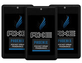 AXE Phoenix spray de poche compact pour retouches rapides et fraîcheur durable.