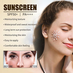 Axnzp creme solaire riz-probiotiques pa++++ adaptée à tous types de peau