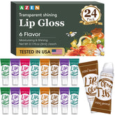 AZEN gloss levres clair ensemble hydrate et lisse les levres