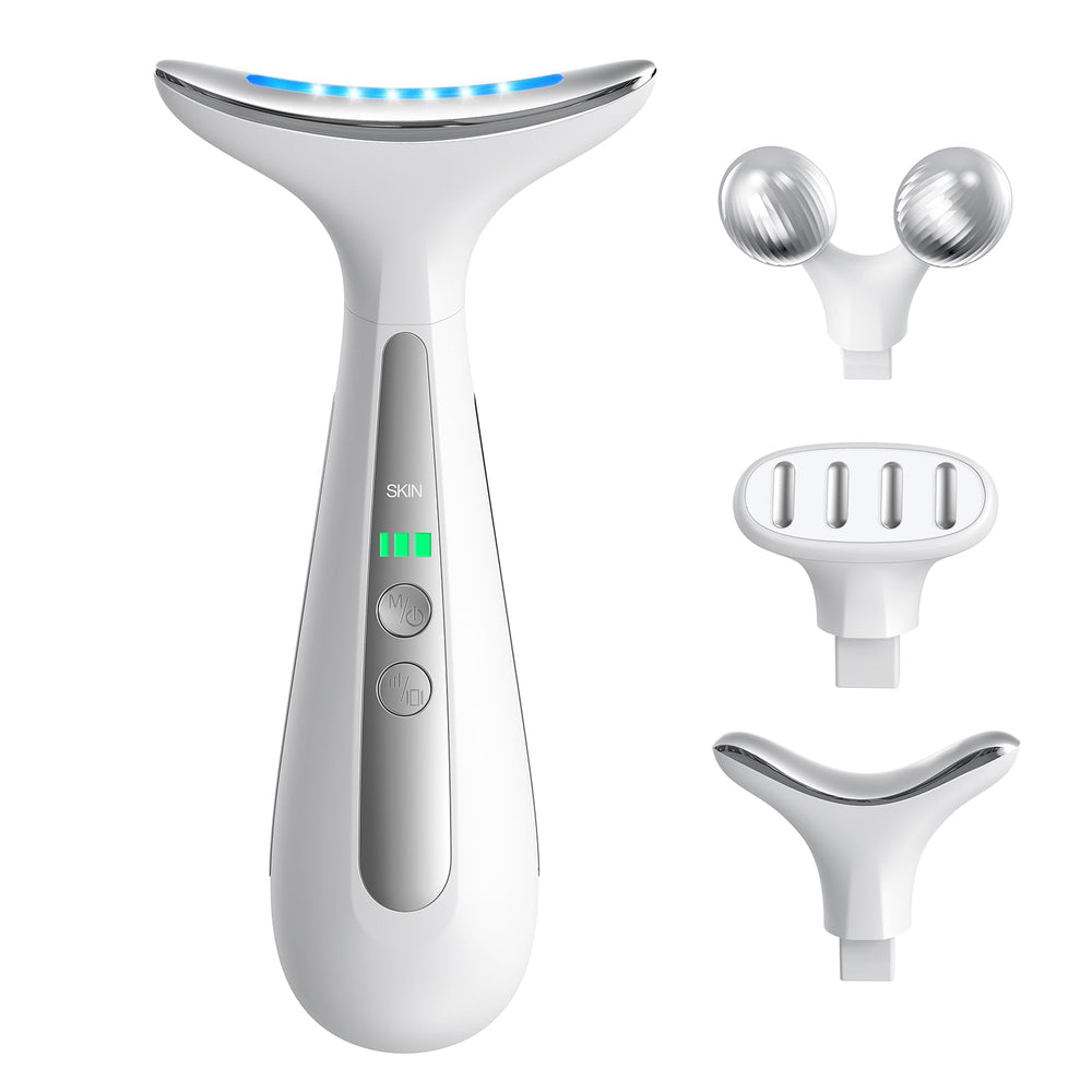 AZMAVO affiche l appareil beauté 4-en-1 pour le visage, bénéfice potentiel de massage et absorption des soins