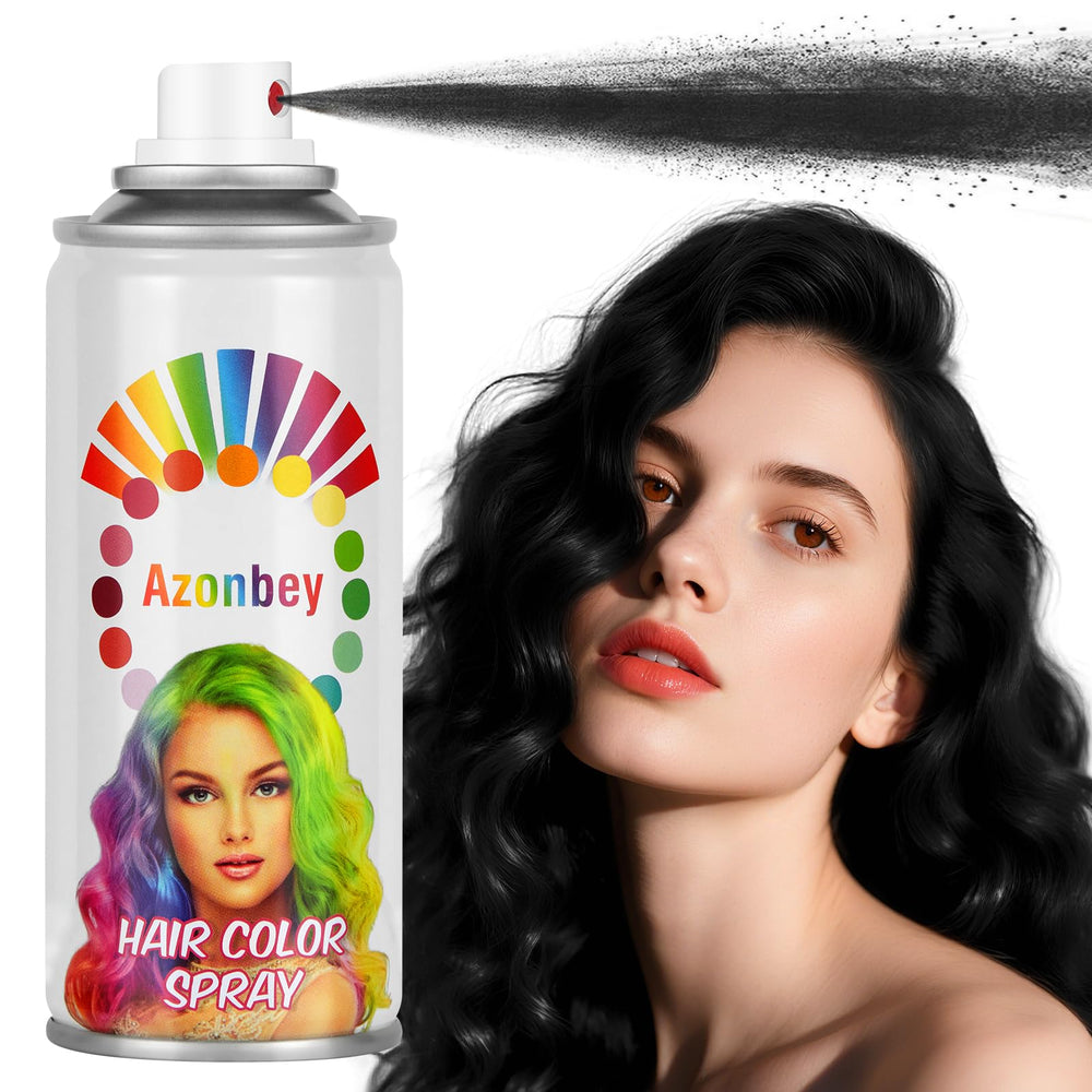 Azonbey Halloween Spray Cheveux, bouteille prête pour un look rapide et coloré.