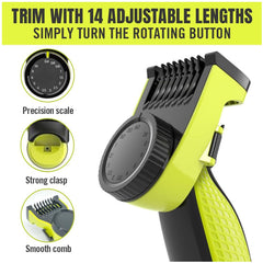 AzulySlec Body comb pour les zones plus grandes et un rasage rapide.