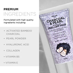 Azure Cosmetics Texture-satinée-charbon-perle : nettoie en douceur et purifie les pores.
