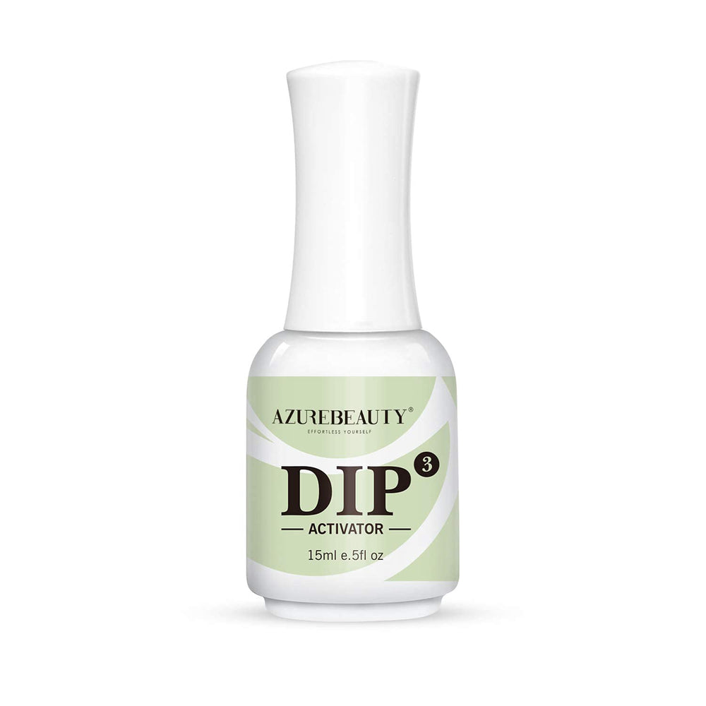 AZUREBEAUTY Activateur pour poudre dip – flacon 15 ml, brillance durable.