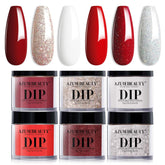 AZUREBEAUTY ensemble poudre dip, kit polyvalent pour une manucure efficace sans lampe.