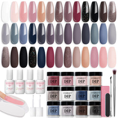 AZUREBEAUTY Dip Poudre: ensemble coloris pour finitions éclatantes et durables