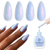 AZUREBEAUTY vernis Celestial Blue – bouteille nette prête à être appliquée pour un look élégant.