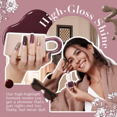 AZUREBEAUTY vernis-violet-echantillons — apporte une touche audacieuse.