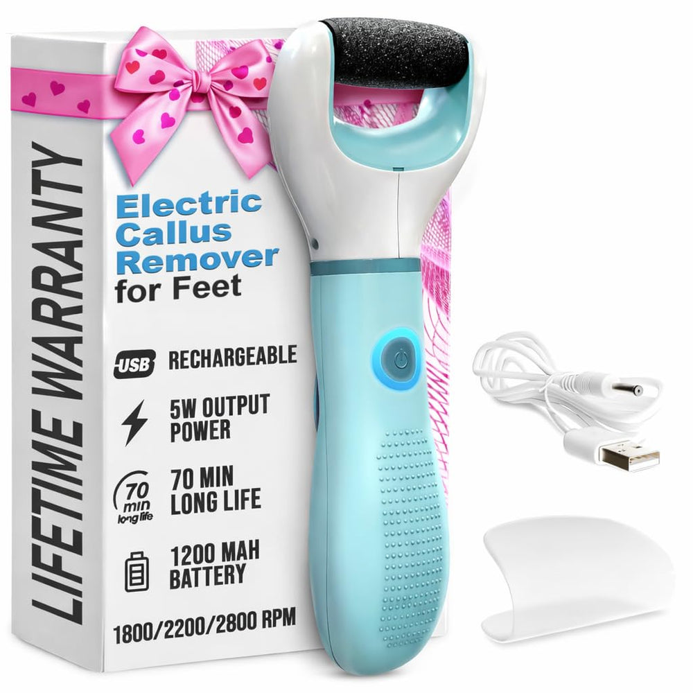 AZZORI ponceuse-pieds avec rouleau remplaçable, soin ciblé à domicile.