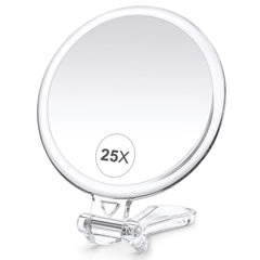 Miroir 25x et 1x de B Beauty Planet, double face, parfait pour un maquillage précis.