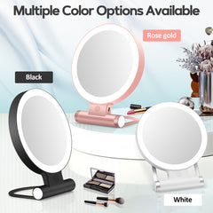 Support pliable du miroir B Beauty Planet facilitant l’installation sur bureau