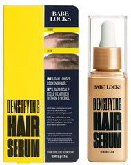 Sérum densifiant Babe Original, pipette précise sur le cuir chevelu pour une application ciblée.