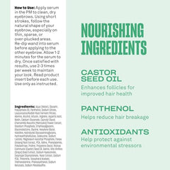 Huile de ricin et formulation nourrissante du sérum Babe Original.