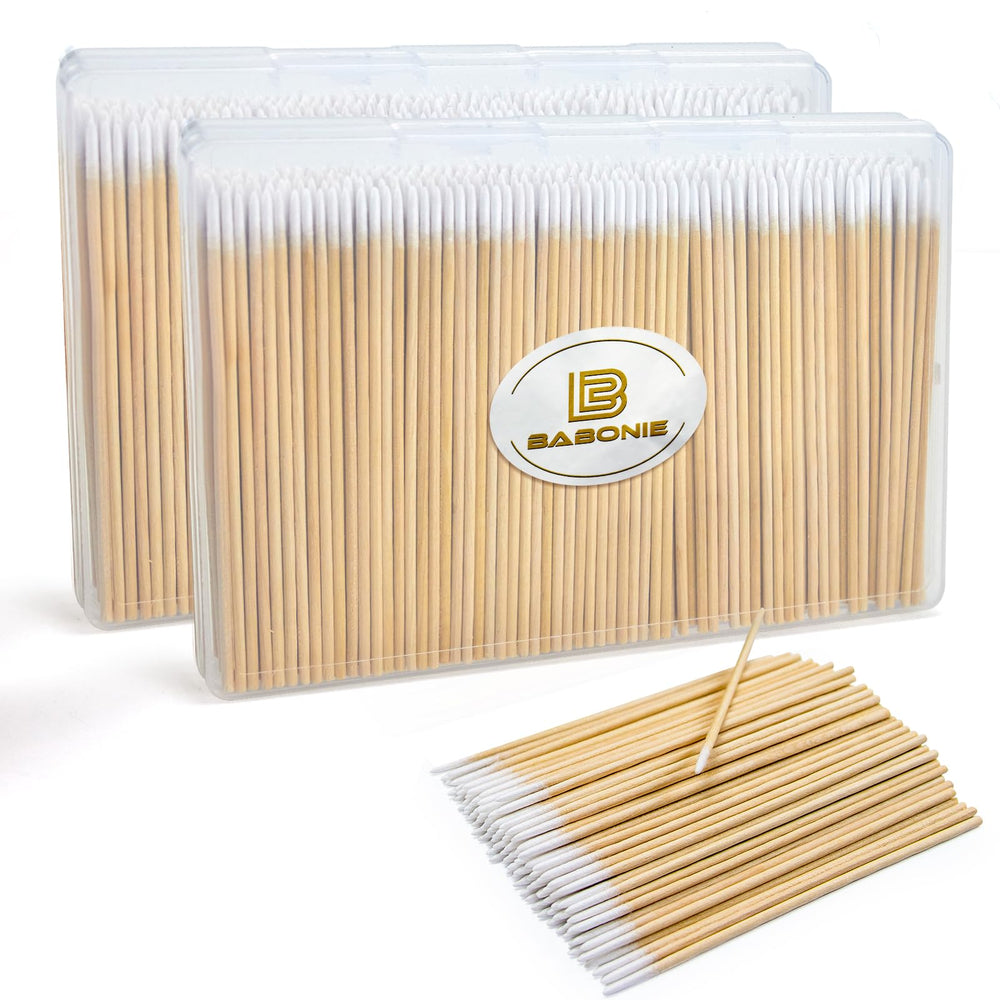 BABONIE coton-tiges pointes précises 4 pouces pour maquillage précis.