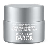 BABOR Collagen Peptide Booster Cream Rich, flacon élégant prêt à hydrater et raffermir.