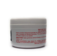 Baby Don't Bald application: massage du cuir chevelu pour nourrir les racines.