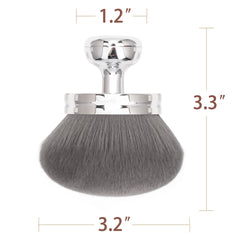 BABYSHEEP brosse kabuki – corps: mélange et lissage pour fini naturel.
