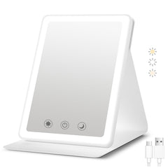 BACK KTCL Miroir-maquillage voyage avec 72 LED pour un maquillage précis lors des déplacements.