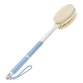 Brosse de dos Backski avec poignée anti-glisse, prise sûre sous la douche.