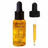 Bad Dog Beauty Glow Oil bottle on white background showing product presence and premium packaging.