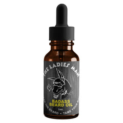 Badass Beard Care huile Ladies Man : flacon prêt à nourrir la barbe