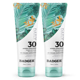 Badger écran solaire minéral – bouteille 120 ml, protection légère au quotidien.