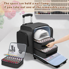 BAFASO 3 caisses amovibles pour vernis 15 ml, organisation claire.