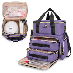 BAFASO Organisateur Vernis Double-Couche, vue ferme, protège les flacons lors du transport.