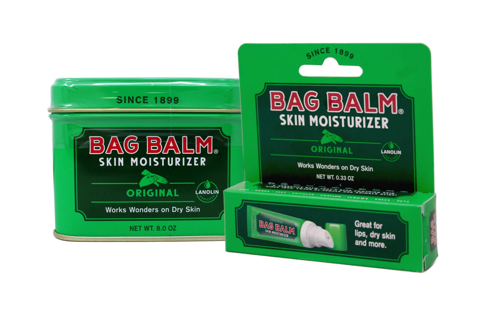Bag Balm pot original – hydratation durable pour peau sèche.
