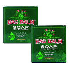 Bag Balm Savon hydratant menthe romarin – douceur durable pour peaux sèches après lavage.