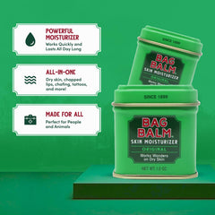 Bag Balm sur talons secs, soin ciblé pour la peau des pieds.