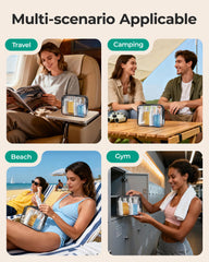 BAGSMART bouteilles réutilisables 100ml, stockage précis pour gels et crèmes en voyage.