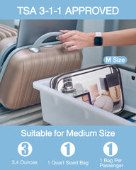 Trousse BAGSMART avec coutures renforcées évitant les fuites