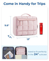 BAGSMART ouverture complète et rangement vertical facilitant l'accès rapide.