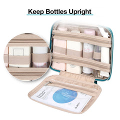 BAGSMART poches internes elastiques, maintien des bouteilles en place.