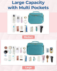 Système multipoche pour organiser les accessoires de voyage.