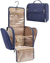 BAGSMART sac maquillage avec crochet suspendu, pratique pour suspendre en voyage.