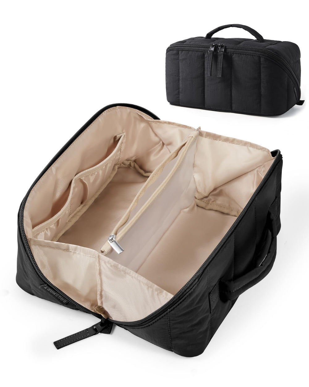 BAGSMART sac maquillage voyage avec ouverture complète pour un accès rapide