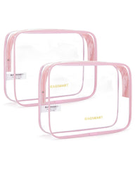 Sac BAGSMART transparent 2 pièces, pratique pour le contrôle sécurité.