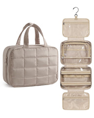 BAGSMART sac de toilette suspendu, pratique pour gagner de l'espace en voyage.