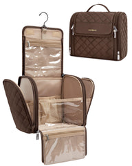 Sac BAGSMART de toilette de voyage, grande capacité pour cosmétiques et essentiels.
